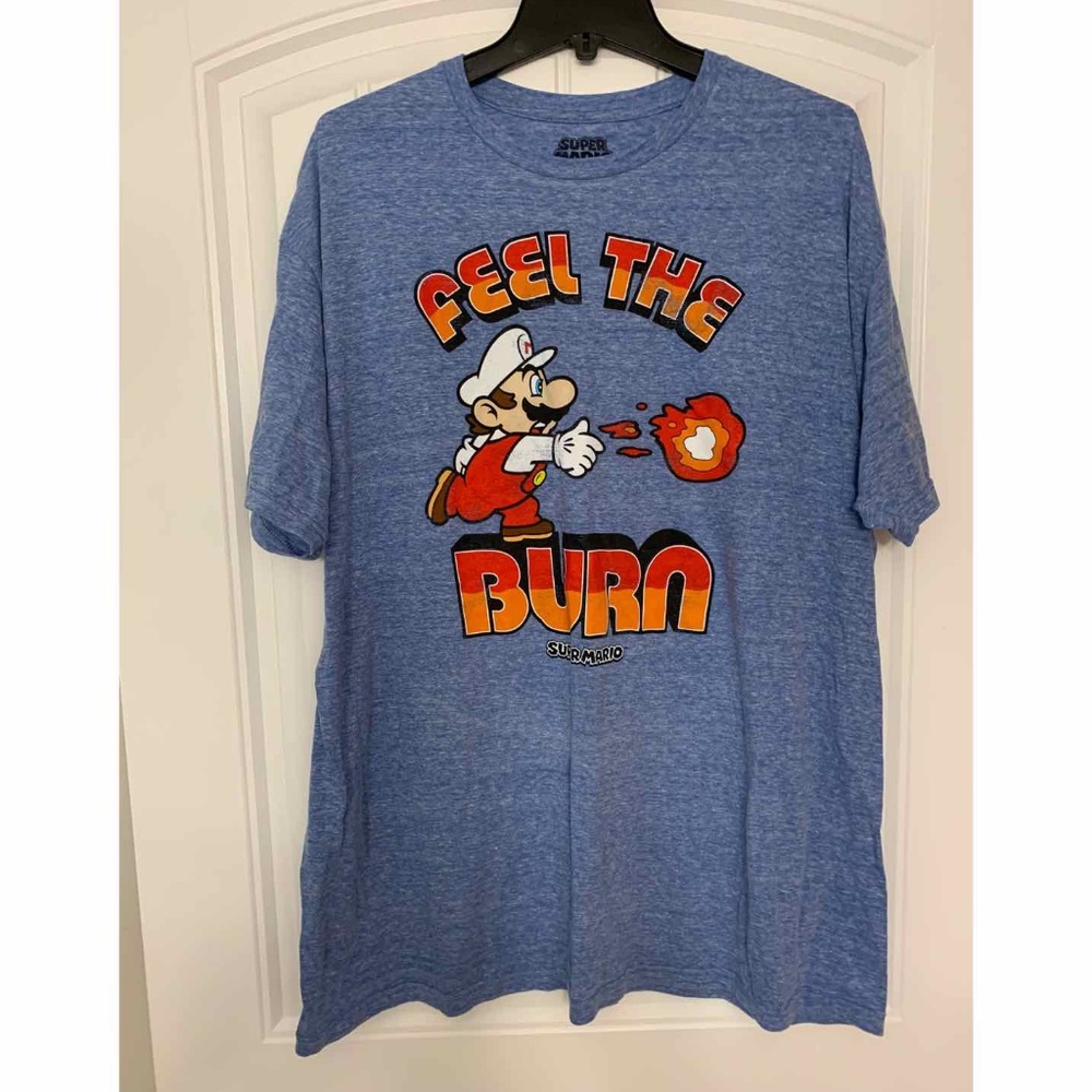 Nintendo Super Mario Feel the Burn Tee Men's